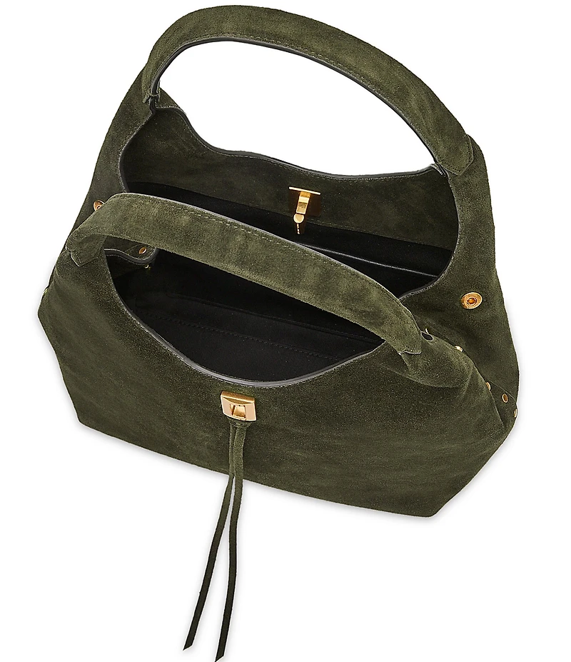 REBECCA MINKOFF Darren Carrysome Suede Tote Bag