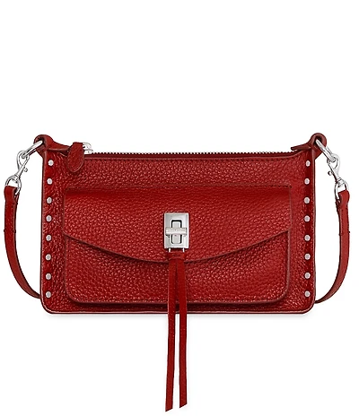 REBECCA MINKOFF Darren Mini Top Zip Crossbody Bag