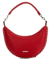 REBECCA MINKOFF Darren Small Crescent Studded Crossbody Bag