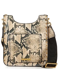REBECCA MINKOFF Darren Snake Embossed Mini Feed Crossbody Bag