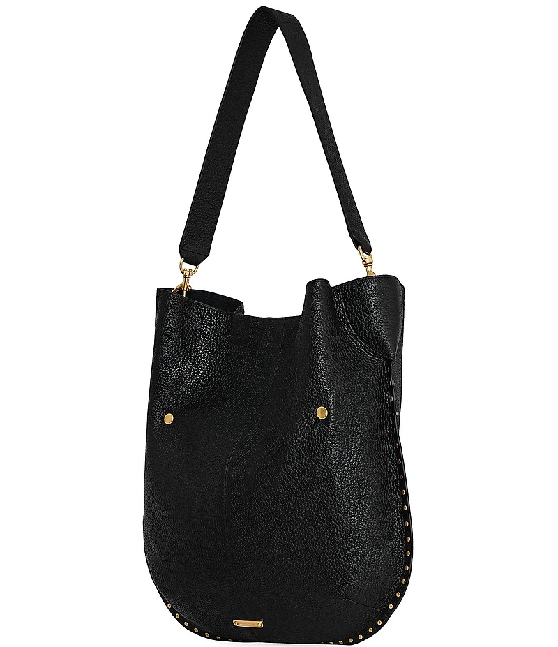 REBECCA MINKOFF Darren Studded Slim Hobo Shoulder Bag