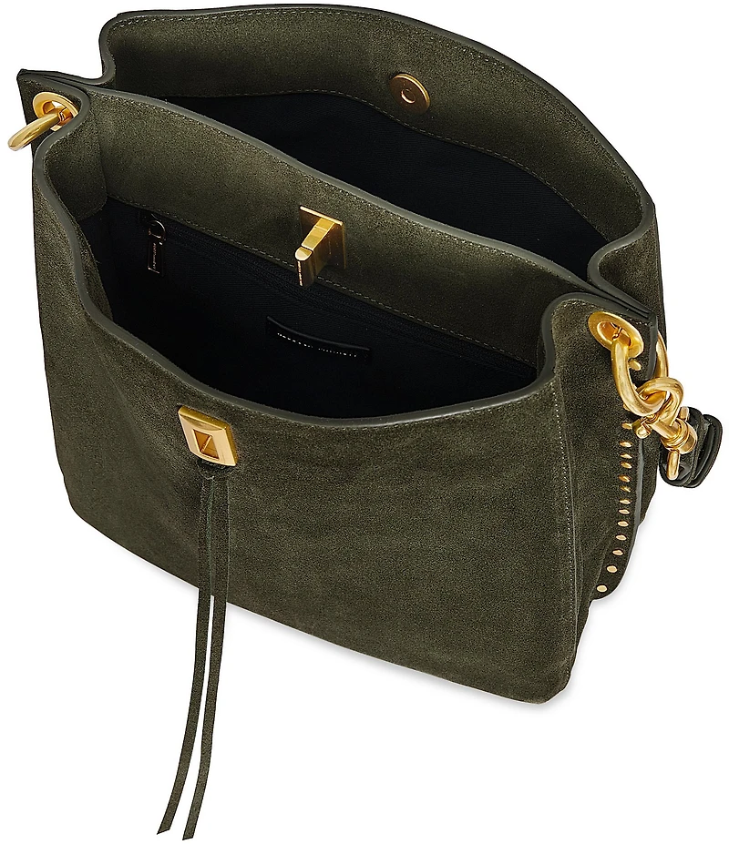 REBECCA MINKOFF Darren Suede Crossbody Bag