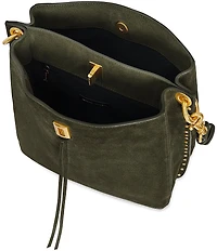 REBECCA MINKOFF Darren Suede Crossbody Bag