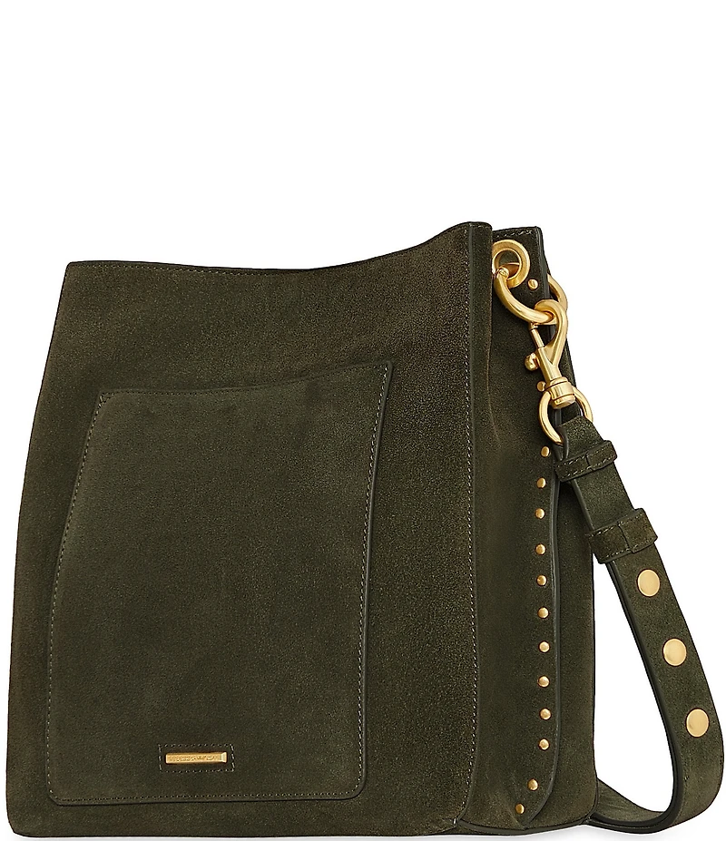 REBECCA MINKOFF Darren Suede Crossbody Bag