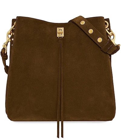 REBECCA MINKOFF Darren Suede Crossbody Bag