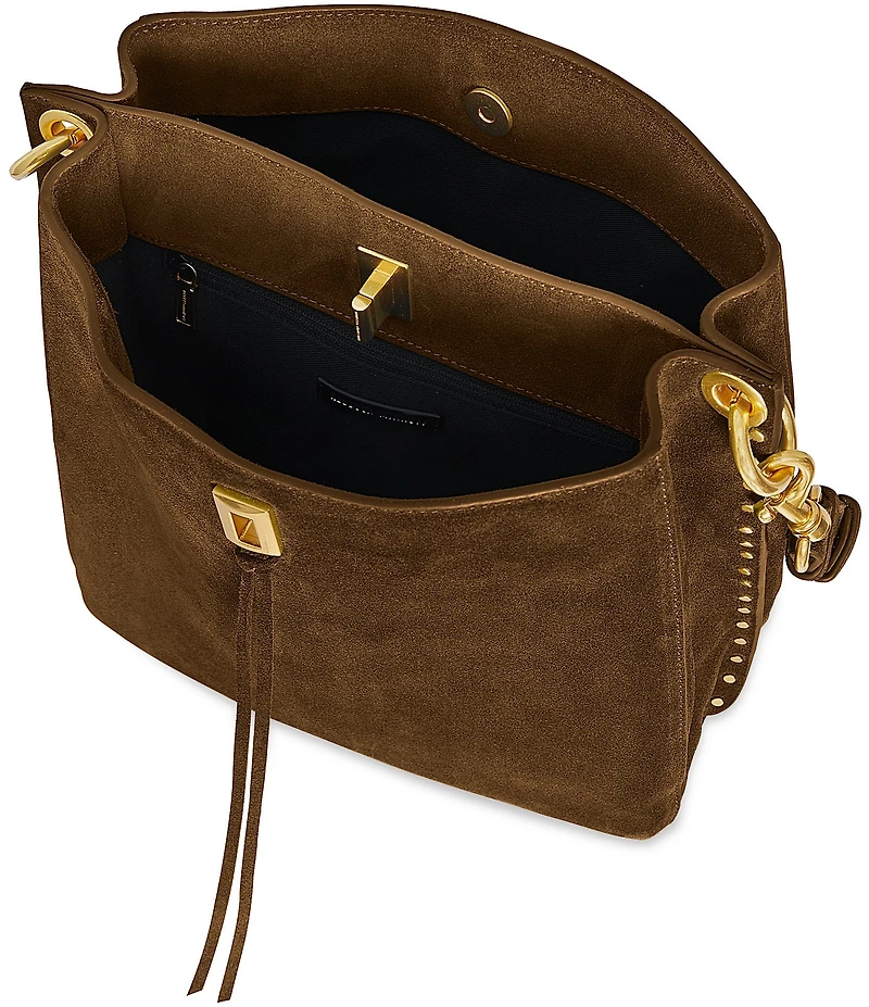 REBECCA MINKOFF Darren Suede Crossbody Bag