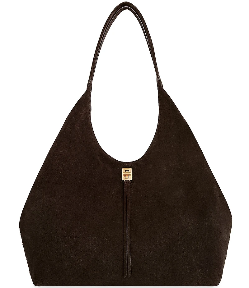 REBECCA MINKOFF Darren Suede Signature Carryall Bag