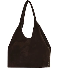 REBECCA MINKOFF Darren Suede Signature Carryall Bag