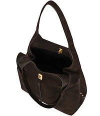 REBECCA MINKOFF Darren Suede Signature Carryall Bag