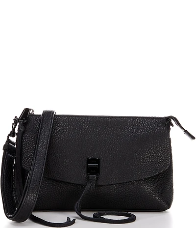 REBECCA MINKOFF Darren Top Zip Leather Crossbody Bag
