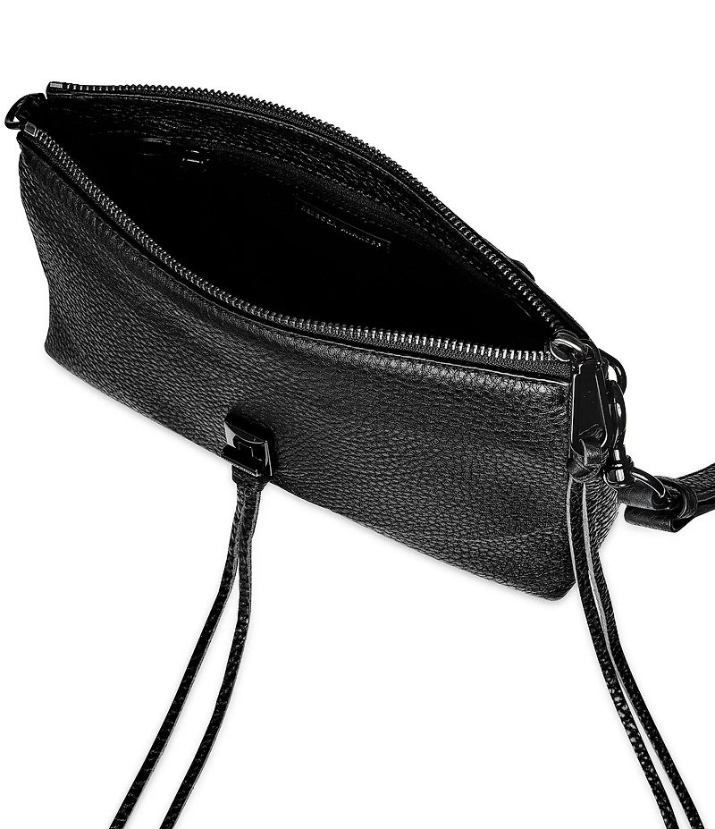 REBECCA MINKOFF Darren Top Zip Leather Crossbody Bag