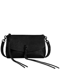 REBECCA MINKOFF Darren Top Zip Leather Crossbody Bag