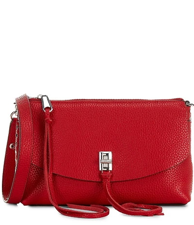 REBECCA MINKOFF Darren Top Zip Turnlock Crossbody Bag