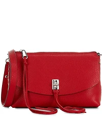 REBECCA MINKOFF Darren Top Zip Turnlock Crossbody Bag