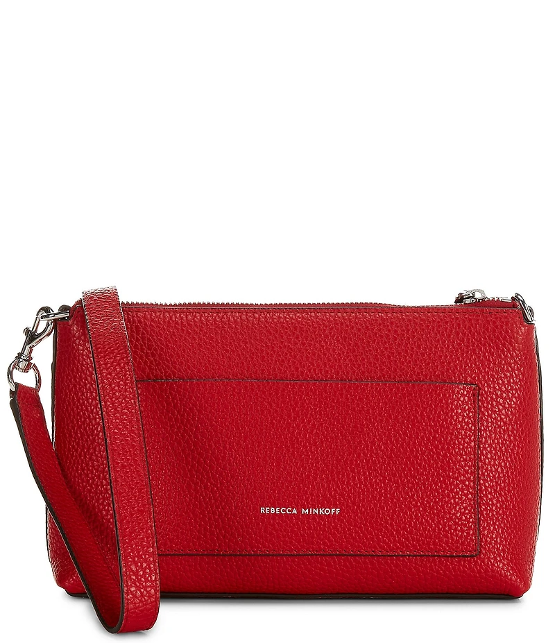 REBECCA MINKOFF Darren Top Zip Turnlock Crossbody Bag