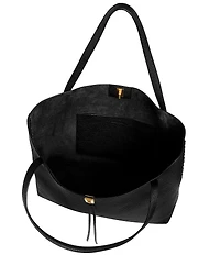 REBECCA MINKOFF Darren Unlined Leather Tote Bag