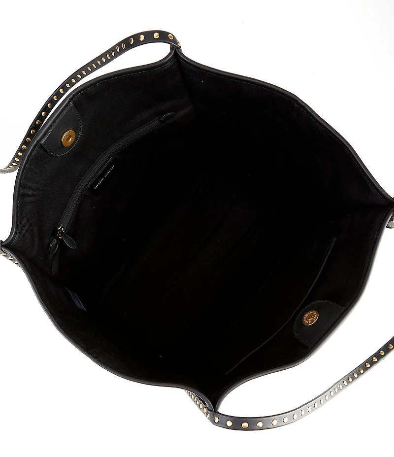 REBECCA MINKOFF Dylan Raffia Shoulder Tassel Tote Bag