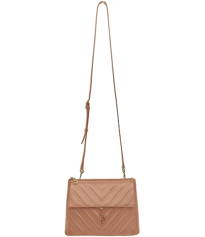 REBECCA MINKOFF Edie Embossed Top Zip Crossbody Bag