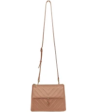 REBECCA MINKOFF Edie Embossed Top Zip Crossbody Bag