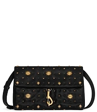 REBECCA MINKOFF Edie Evil Eye Studded Dog Clip Crossbody Bag