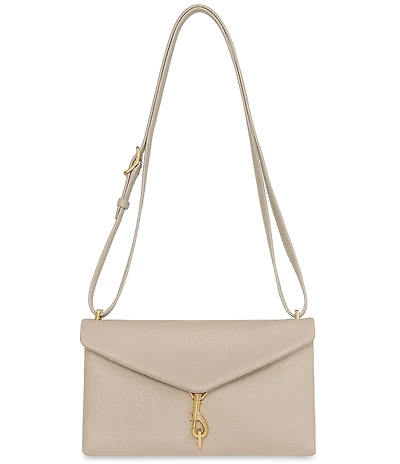 REBECCA MINKOFF Megan Leather Dog Clip Crossbody Bag