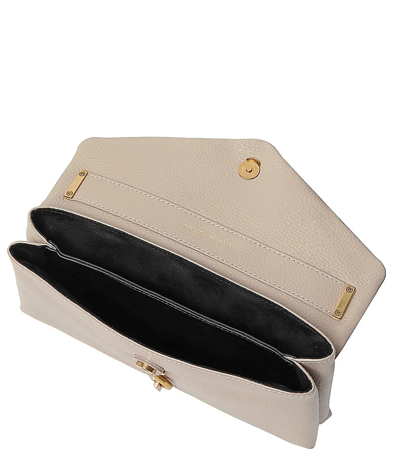 REBECCA MINKOFF Megan Leather Dog Clip Crossbody Bag