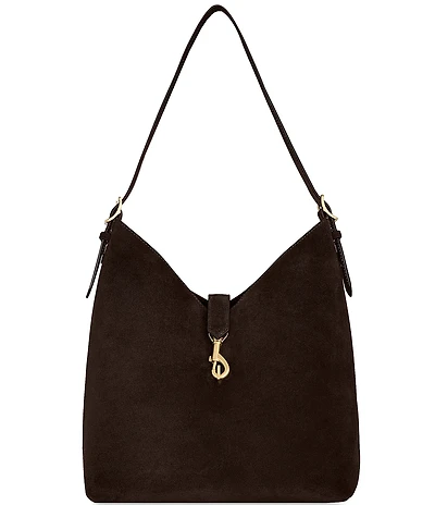 REBECCA MINKOFF Megan Mini Suede Hobo Tote Bag
