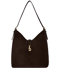 REBECCA MINKOFF Megan Mini Suede Hobo Tote Bag