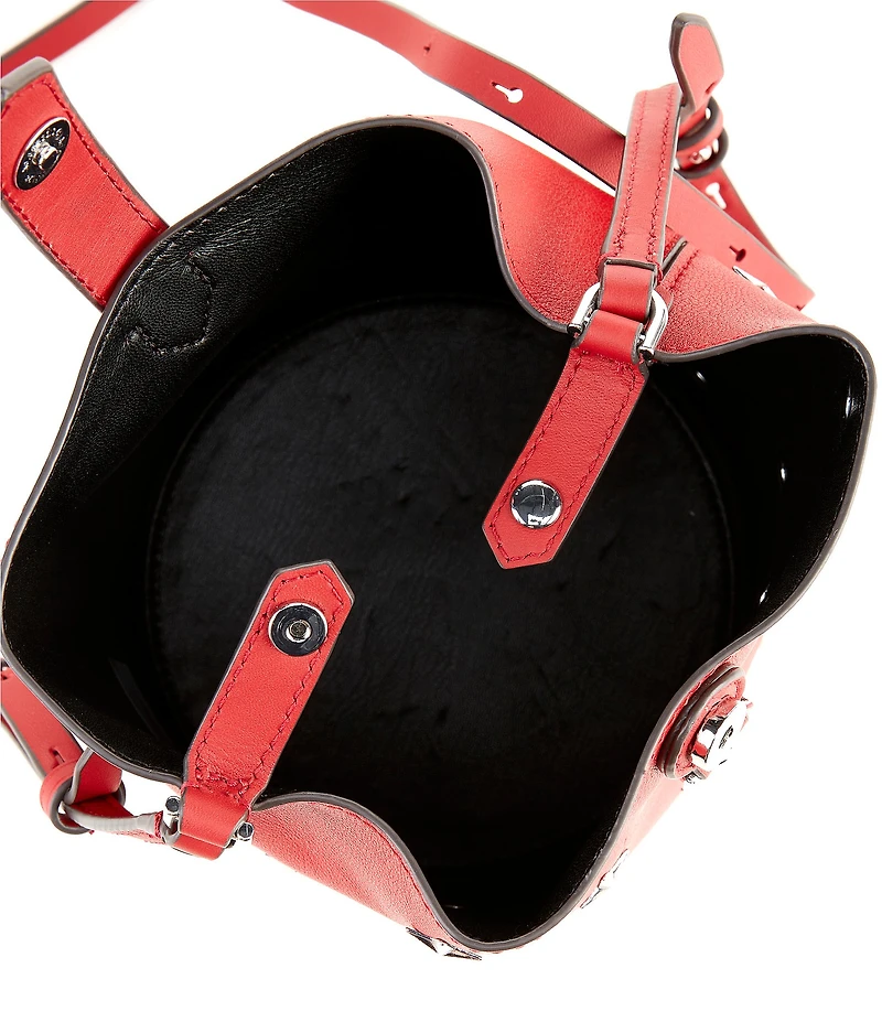 REBECCA MINKOFF Megan Small Drawstring Star Bucket Bag