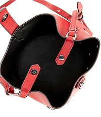 REBECCA MINKOFF Megan Small Drawstring Star Bucket Bag