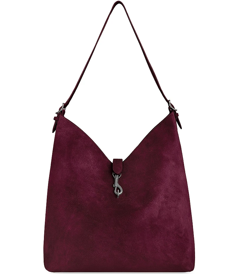 REBECCA MINKOFF Megan Suede Hobo Tote Bag