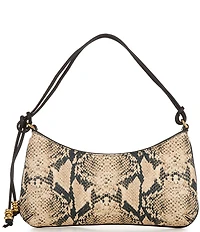 REBECCA MINKOFF Reina Snake Embossed Shoulder Bag