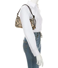REBECCA MINKOFF Reina Snake Embossed Shoulder Bag