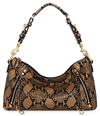 REBECCA MINKOFF Rivington Small Snake Embossed Shoulder Bag