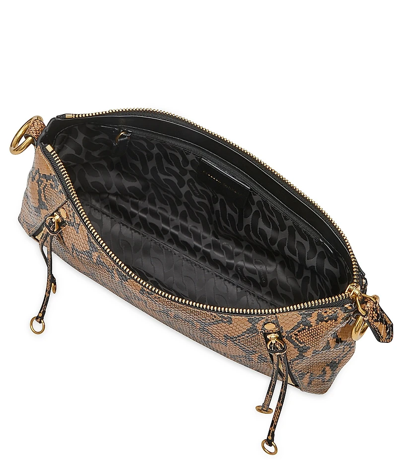 REBECCA MINKOFF Rivington Snake Small Shoulder Bag