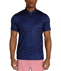Redvanly Floral Print Short Sleeve Hyndford Polo Shirt