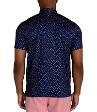 Redvanly Floral Print Short Sleeve Hyndford Polo Shirt