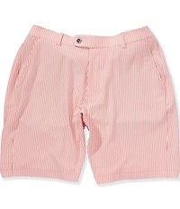 Redvanly Seersucker 9#double; Inseam Becker Shorts
