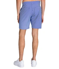 Redvanly Seersucker 9#double; Inseam Becker Shorts