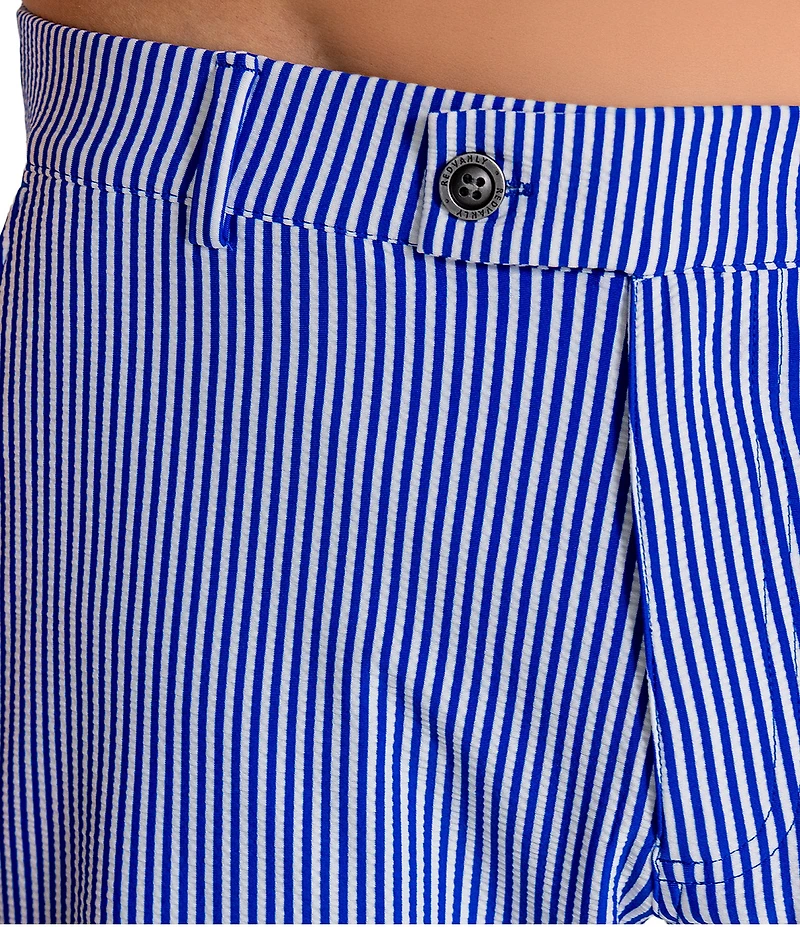 Redvanly Seersucker 9#double; Inseam Becker Shorts