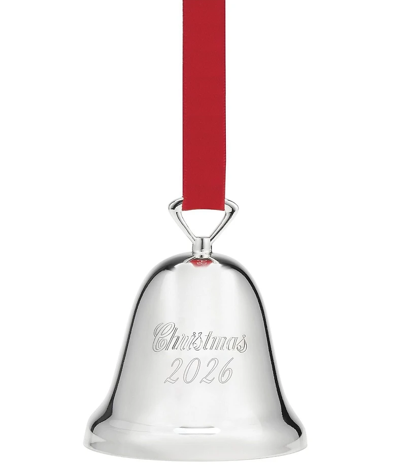 Reed & Barton 2026 Annual Silverplate Christmas Bell Ornament