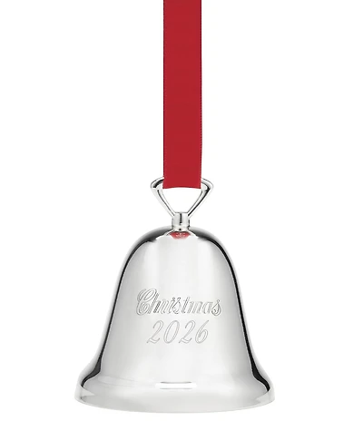 Reed & Barton 2026 Annual Silverplate Christmas Bell Ornament