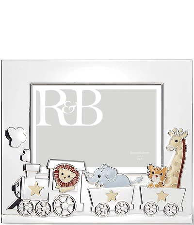 Reed & Barton Animal Train Silverplate 5#double; x 7#double; Frame