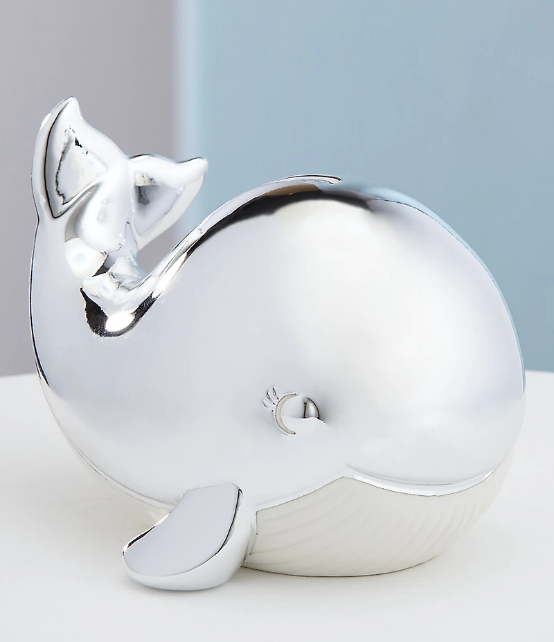Reed & Barton Porcelain Mystic Sea Barton Whale Bank