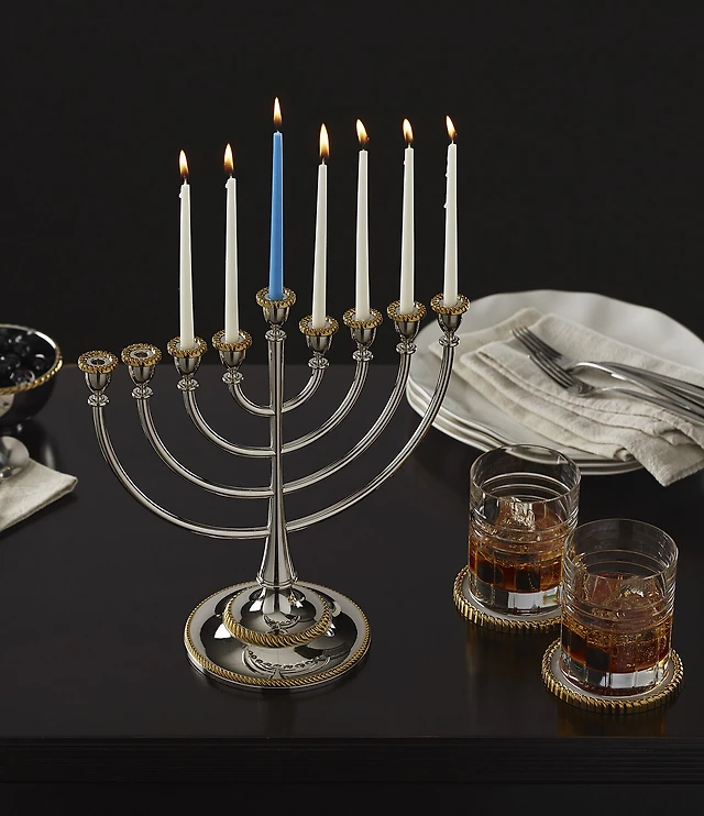 Reed & Barton Roseland Collection Menorah