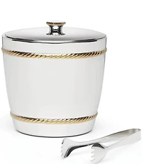 Reed & Barton Roseland Ice Bucket & Tongs