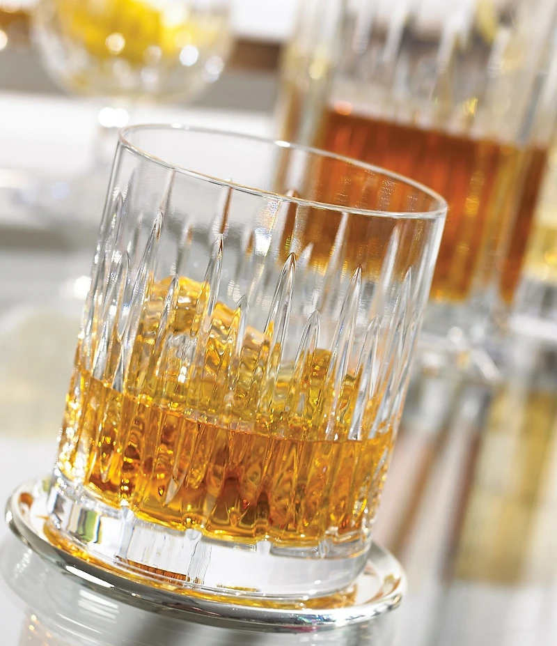 Reed & Barton Soho Crystal 4-Piece Double Old Fashioned Glass Set