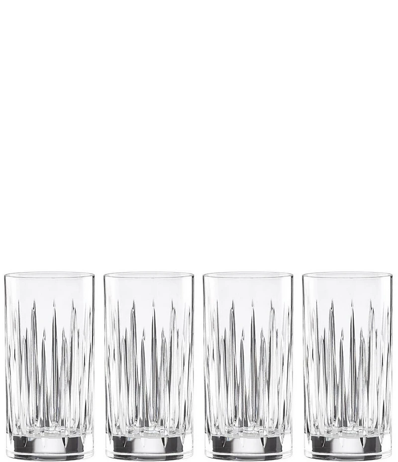 Reed & Barton Crystal Soho Iced Beverage Glasses, Set of 4