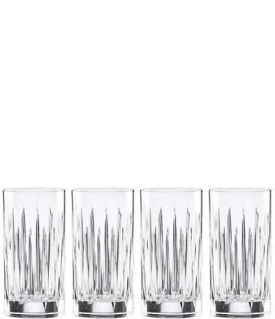 Reed & Barton Crystal Soho Iced Beverage Glasses, Set of 4