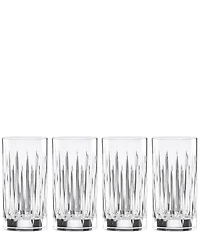 Reed & Barton Crystal Soho Iced Beverage Glasses, Set of 4
